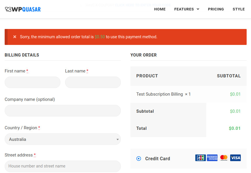 You are currently viewing Testing payments with WooCommerce and Stripe? Stay above 50 cents per transaction